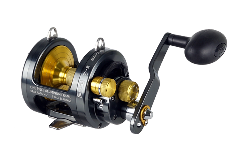 TicaTeam 50WTS 2 Speed Gold Game Reel - Kilwell Fishing